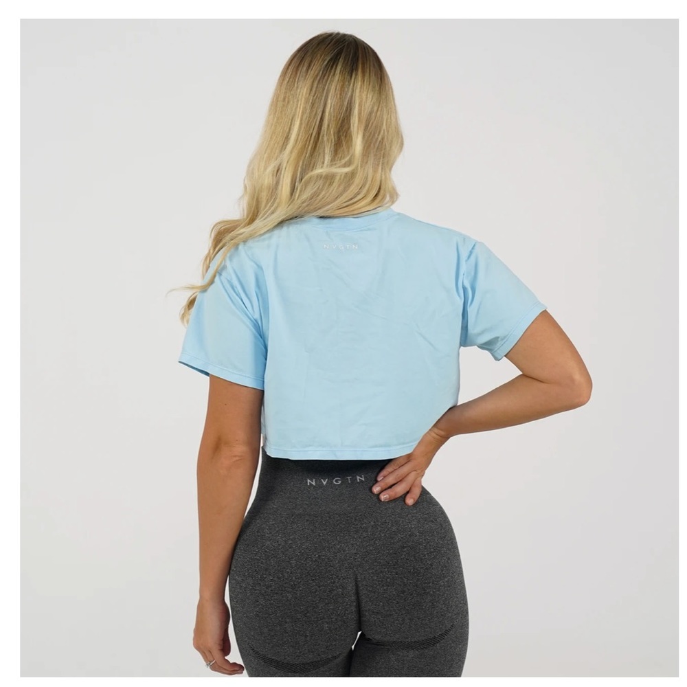 NVGTN baby blue every day tee